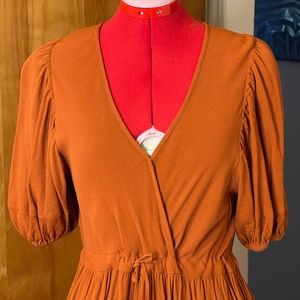 Gently Used Christy Dawn Dahlia Dress in Rust S